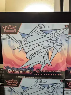 Chaos Rising Pokemon Center Elite Trainer Box ETB Sealed. Comes with protector - Image 1