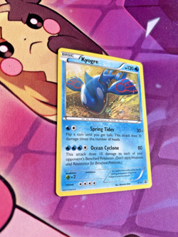 Kyogre - XY51 - Pokemon TCG - BLACK STAR HOLO RARE PROMO - LP - Image 2