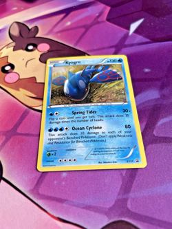 Kyogre - XY51 - Pokemon TCG - BLACK STAR HOLO RARE PROMO - LP - Image 3