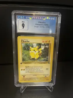 Pokemon Pikachu Jungle 1st Edition (1999) #60/64 - CGC 9 MINT - Image 1