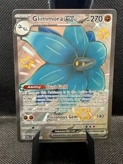 Glimmora ex 218/091 Shiny Ultra Rare Paldean Fates Pokemon Near Mint - Image 1