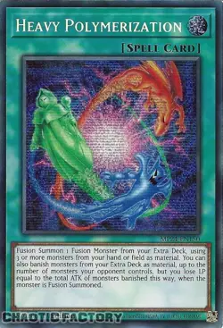 YUGIOH MP24-EN150 Heavy Polymerization Prismatic Secret Rare 1st Edition NM - Image 1