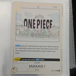 One Piece CCG UUUUUS ! EB02-058 Event Card Standard Card Stock Cost 2 - Image 1