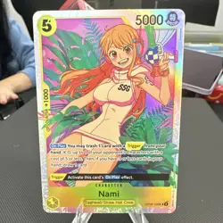 Nami OP08-106 Two Legends Super Rare Foil Holo One Piece CCG - Image 1