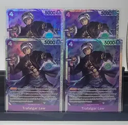 4x Trafalgar Law ST10-010 - One Piece TCG English Playset - Image 1