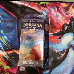 Disney Lorcana The First Chapter Sapphire & Steel Starter Deck TCG Sealed - Image 1