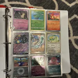 pokemon card binder collection lot english 360 Cards - Image 1