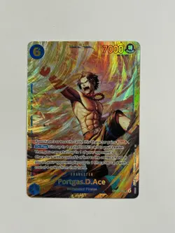 One Piece Card Game Portgas D. Ace OP13-119 SEC Carrying on His Will - English - Image 1