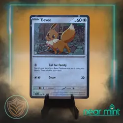 Pokemon TCG - Eevee SVP200 Scarlet & Violet Black Star Promo Card Holo - Image 1