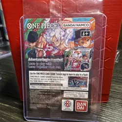 Bandai One Piece Card Game Monkey.D.Luffy P-055 Promo Holo Character 5000 Power - Image 2