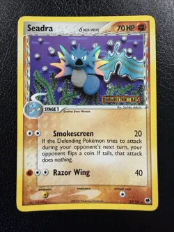 2006 Pokemon Seqdra Ex Dragon Frontiers Reverse Holo Rare Stamped Card 22/101 NM - Image 1