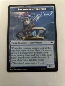Thundertrap Trainer Token (009) Bloomburrow BLB MTG Magic - Image 1