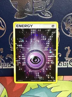 Psychic Energy - 105/106 105 - Rare Holo NM Pokemon EX Emerald 4 (quad) SWIRLS! - Image 1