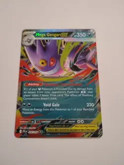 Pokemon TCG Phantasmal Flames Mega Gengar ex Double Rare Holo 056/094 Mint - Image 1
