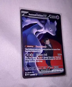 Pokemon Team Rocket's Mewtwo EX 281/217 Destined Rivals 280 HP Rare - Image 1