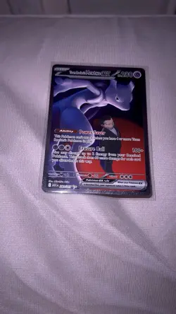 Pokemon Team Rocket's Mewtwo EX 281/217 Destined Rivals 280 HP Rare - Image 2