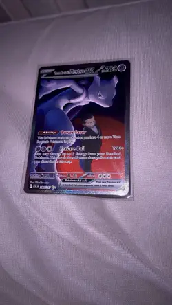 Pokemon Team Rocket's Mewtwo EX 281/217 Destined Rivals 280 HP Rare - Image 3