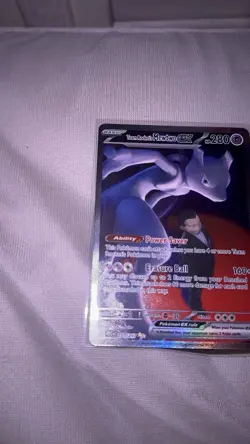 Pokemon Team Rocket's Mewtwo EX 281/217 Destined Rivals 280 HP Rare - Image 4