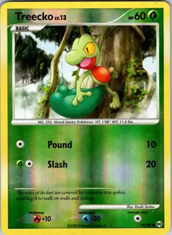 Treecko (79) 79/99 Arceus Pokemon LP Reverse Holo - Image 1