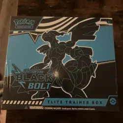 Pokemon TCG: Scarlet and Violet Black Bolt Elite Trainer Box * Factory Sealed - Image 1
