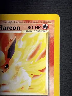 Light Flareon 46/105 Pokemon TCG Neo Destiny Rare Card Near Mint NM- - Image 3