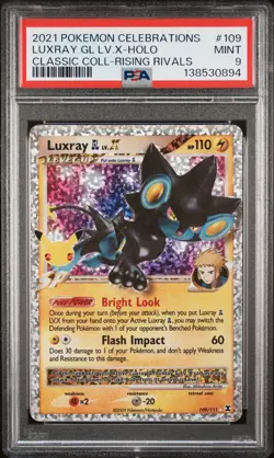 Luxray Gl Lv.X-Holo Pokemon Celebrations Classic Collection 109 PSA {{cardGame}} - Image 1