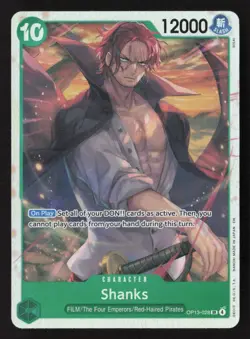 Shanks (028) SR Foil OP13 OP13-028 NM Pokemon TCG - Image 1