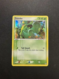 Treecko 70/106 Reverse Holo Ex Emerald STAMPED-Pokemon TCG:Ex Emerald LP - Image 1