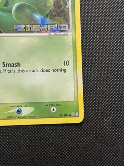 Treecko 70/106 Reverse Holo Ex Emerald STAMPED-Pokemon TCG:Ex Emerald LP - Image 4