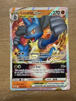 Lucario VSTAR SWSH214 Holo Promo Sword & Shield Promo Pokemon Near Mint - Image 1