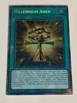 Yugioh Millennium Ankh x 3 - 1st Edition Starlight Rare NM - Free Holo - A - Image 2