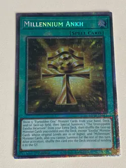 Yugioh Millennium Ankh x 3 - 1st Edition Starlight Rare NM - Free Holo - A - Image 4