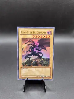 Yu-Gi-Oh Red-Eyes B. Dragon YAP1-EN002 Ultra Rare Anniversary LP/NM- - Image 1