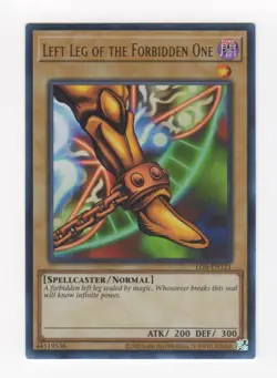 YuGiOh 25th Anniversary LEFT LEG OF THE FORBIDDEN ONE Ultra Rare Foil LOB-EN121 - Image 1