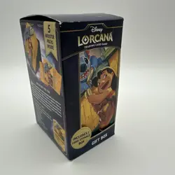 Disney Lorcana Lilo & Stitch Gift Box 5 Boosters Storage Promo Card SEALED - Image 1
