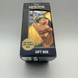 Disney Lorcana Lilo & Stitch Gift Box 5 Boosters Storage Promo Card SEALED - Image 3
