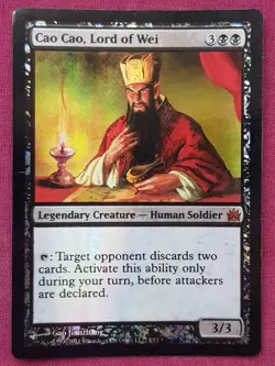 Magic The Gathering FROM THE VAULT LEGENDS FOIL CAO CAO LORD OF WEI FTV card MTG - Image 1