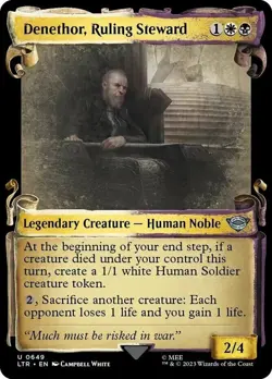 Denethor, Ruling Steward The Lord of the Rings showcase MTG NM - Image 1
