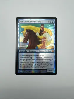Sun Quan, Lord of Wu - FOIL - MTG From the Vault: Legends Lightly Played - Image 1