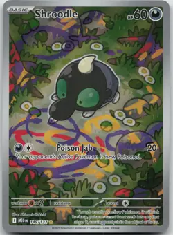 Shroodle 149/132 Illustration Rare Mega Evolution Pokemon Near Mint - Image 1