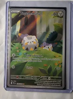 Togedemaru 104/094 Illustration Rare Phantasmal Flames Pokemon Near Mint - Image 2