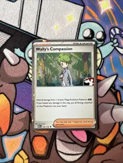 Wally's Compassion (Cosmos Holo) Prize Pack Series 132/132 Pokemon Card NM - Image 1