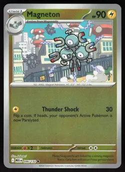 Magneton 046/132 Common Mega Evolution Pokemon Near Mint - Image 1