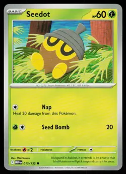 Seedot 013/132 Common Mega Evolution Pokemon Near Mint - Image 1