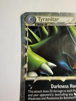 HP Tyranitar Prime 88/95 HGSS Unleashed Holo Rare Pokemon card English - Image 2