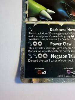 HP Tyranitar Prime 88/95 HGSS Unleashed Holo Rare Pokemon card English - Image 3