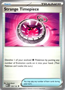 Strange Timepiece 128/132 Uncommon Mega Evolution Pokemon Near Mint - Image 1