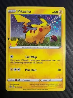 Pokemon TCG General Mills Promo Holo Pikachu SWSH039 NM - Image 1