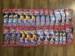 Lot of 26 Pokemon TCG Destined Rivals Booster Packs Sleeved Blister Packs New - Image 1