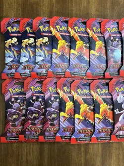 Lot of 26 Pokemon TCG Destined Rivals Booster Packs Sleeved Blister Packs New - Image 2